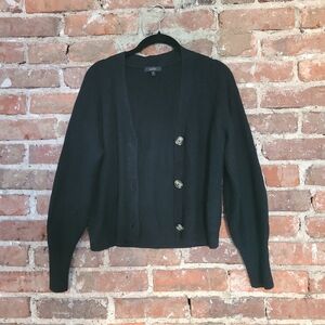 Quince Baby Alpaca-Wool Cropped Cardigan Size Small